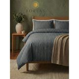 Boreas Home Lines Premium Çarşafı Lastikli Çift Kişilik Nevresim Takımı - Antrasit - 200 x 220 cm