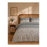 Boreas Home Saray Pamuklu Lastikli Çarşaflı Çift Kişilik Nevresim Takımı 200x220 cm Su Yeşili