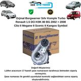 BORGWARNER 54359880002 Turbo Renault 1.5 Dcı K9K 80 Bg 2002 > 2008 Clio Iı Megane Iı Scenic Iı Kangoo Symbol