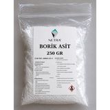 Borik Asit Doğal Borik Borasis Ortoborik Asit Hidrojen Borat Boric 250 gr