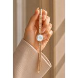 Boris Accessory Kadın Gold Bileklik Saat – Hasır Kordon, Şık&Minimal Tasarım