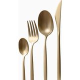 Bork Cutlery HN521 Bk 24 Parça Çelik Çatal Bıçak Kaşık Takımı - Gold