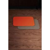 Bork Place Mats HP540 Br|yl Iki Yönlü Gerçek Deri El Yapımı Italyan Seti - Açık Kahverengi
