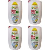 Borline Bor Katkılı Sıvı Bulaşık Deterjanı 4 x 4 Lt Limon Kokulu