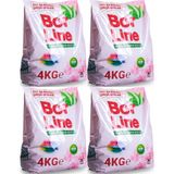 Borline Bor Line Matik Toz Çamaşır Deterjanı 16KG (Renkliler Için) 104 Yıkama (4pk*4kg) - 16 kg
