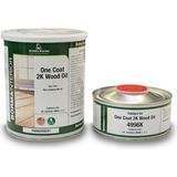 Borma Wachs One Coat 2k Wood Oil - Çift Kompenantlı Ahşap Yağı - 1,3 Litre - Medium Walnut
