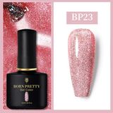 Born Pretty 10 ml Born Pretty Black Spar Kalıcı Oje - Simli Pembe
