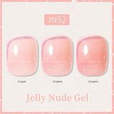 Born Pretty 10Ml Jelly Nude Seri Kalıcı Oje Jn52 (57851-2) 4133