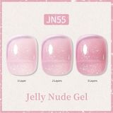 Born Pretty 10Ml Jelly Nude Seri Kalıcı Oje Jn55 (57851-5) 4136