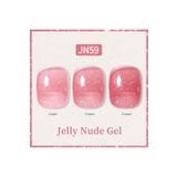 Born Pretty 10ml Jelly Nude Seri Kalıcı Oje JN59 (57851-9) 4140