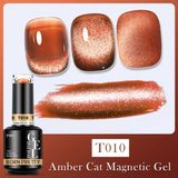 Born Pretty Amber Cat Magnetic Gel/Kedi Gözü Kalıcı Oje(T010)-15ml