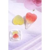 Born Pretty Candy Glow 3D Sugar Heart Nail Charm – Duo Peach Lemon No:17 - Çok Renkli