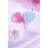 Born Pretty Candy Glow 3D Sugar Heart Nail Charm – Duo Pink Aurora No:18 - Çok Renkli