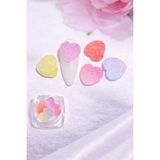 Born Pretty Candy Glow 3D Sugar Heart Nail Charm – Pastel Mix No:09 - Çok Renkli