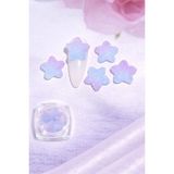 Born Pretty Candy Glow 3D Sugar Star Nail Charm – Aurora Blue No:16 - Çok Renkli
