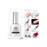 Born Pretty Clear 8-in-1 Nail Glue Gel/Şeffaf 8'i 1 Arada Çok Amaçlı Yapıştırıcı Jel-10ml
