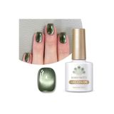 Born Pretty Dark Emerald Glass Bead Cat Magnetic Gel/Zümrüt Rüyası Kedi Gözü Kalıcı Oje-10ml