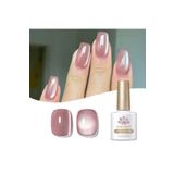 Born Pretty Dried Rose Moonlight Cat Magnetic Gel/Saten Gül Kurusu Kedi Gözü Kalıcı Oje-10ml