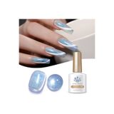 Born Pretty Glacier Shimmer Cat Magnetic Gel /Buzul Işıltısı Kedi Gözü Kalıcı Oje-10ml