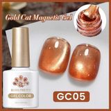 Born Pretty Gold Cat Magnetic Gel/Altın Yansımalı Kedi Gözü Kalıcı Oje(GC05)-10ml