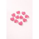 Born Pretty Hot Pink Heart Tırnak Taşı - Çok Renkli