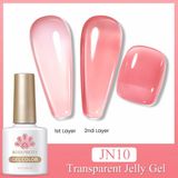 Born Pretty JN10 56347 10 ml Jelly Nude Seri Kalıcı Oje