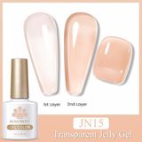 Born Pretty JN15 56347 10 ml Jelly Nude Seri Kalıcı Oje