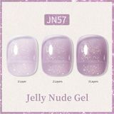 Born Pretty JN57 57851-7 10 ml Jelly Nude Seri Kalıcı Oje