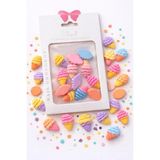 Born Pretty Kawaii Ice Cream 3D Nail Charm Set – Pastel Color Mix - Çok Renkli