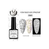 Born Pretty Lilycutte Crackle Kalıcı Oje Çatlayan Kalıcı Oje 7 ml BEYAZ