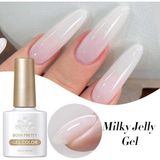 Born Pretty Milky White Jel/rakı Beyazı Kalıcı OJE-10ML - white