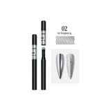 Born Pretty Nail Air Cushion Powder Pen -Tırnak Hava Yastığı Silver Toz KALEM-54503-2 - Gümüş