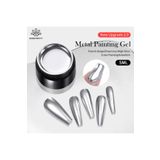 Born Pretty Oje Deposu Born Pretty 5ml Süper Parlak Gümüş Metalik Çizim Boyama Jeli