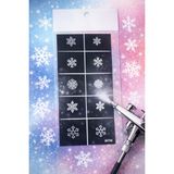 Born Pretty Pro Art Airbrush Nail Stencil Series No:01 - Çok Renkli