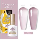 Born Pretty Pro Jelly Nude Gel 10 ml Yarı Saydam Kalıcı Oje