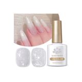 Born Pretty Reflective Glitter Milky Melee/Işıltılı Yansımalı Rakı Beyazı Kalıcı Oje-10ml