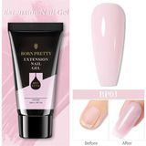 Born Pretty Tırnak Uzatma Poly Jel Soft Pembe 30 ml Hızlı Uzatma ve Doğal Görünüm
