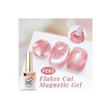 Born Pretty UR SUGAR Pul Işıltılı Manyetik Kedi Gözü Kalıcı Oje(FC02)-15 ml