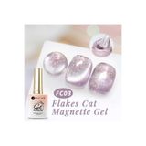 Born Pretty UR SUGAR Pul Işıltılı Manyetik Kedi Gözü Kalıcı Oje(FC03)-15 ml