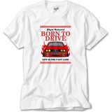 Born To Drıve Bmw Beyaz Kadın Tişört - 3XL