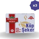 Bornova Murat Küp Şeker 360 'Lı 750 Gr X 3 Adet