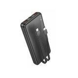 Borofone 10000mAh PD20W 22.5W QC3.0 37Wh Dahili Kablolu Powerbank iPhone ile Uyumlu Şarj Led Gösterli BJ57