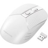 Borofone BG5 Sessiz Tuşlu 2.4G Kablosuz Business Mouse (DPI Ayarlı) Beyaz