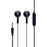 Borofone Hi-Fi Ses Kaliteli Mikrofonlu Kulak Içi Kablolu Kulaklık: Evrensel 3.5mm Uyumlu, Siyah
