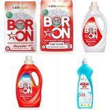 Boron 4 Kg Toz Çamşır Deterjan+Sıvı Deterjan Renkliler+Beyazlar 1.69 +Elde Yıkama Bulaşık Deterjanı
