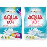 Boron Aquabor 6x2 12 kg 80 Yıkama Sıvı Çamaşır Deterjanı Renkli ve Beyazlar İçin Yüksek Temizlik Performansı