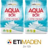 Boron Aquabor Toz Çamaşır Deterjanı, % 80 Bor, Beyazlar, 6 kg x 2 Adet - 12 kg