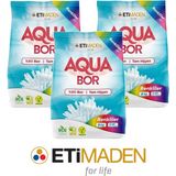 Boron Aquabor Toz Çamaşır Deterjanı, % 80 Bor, Renkliler, 6 kg x 3 Adet - 18 kg