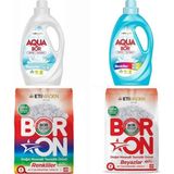 Boron Çamaşır Deterjanı Toz Renkli Ve Beyazlar İçin 52 Yıkama+ Aquabor Renkli Ve Beyazlar Sıvı 66 Yıkama