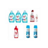 Boron Sıvı Deterjan Renkliler İçin 99 Yıkama+ Bulaşık Deterjanı+ 2 Adet Dezenfektan.